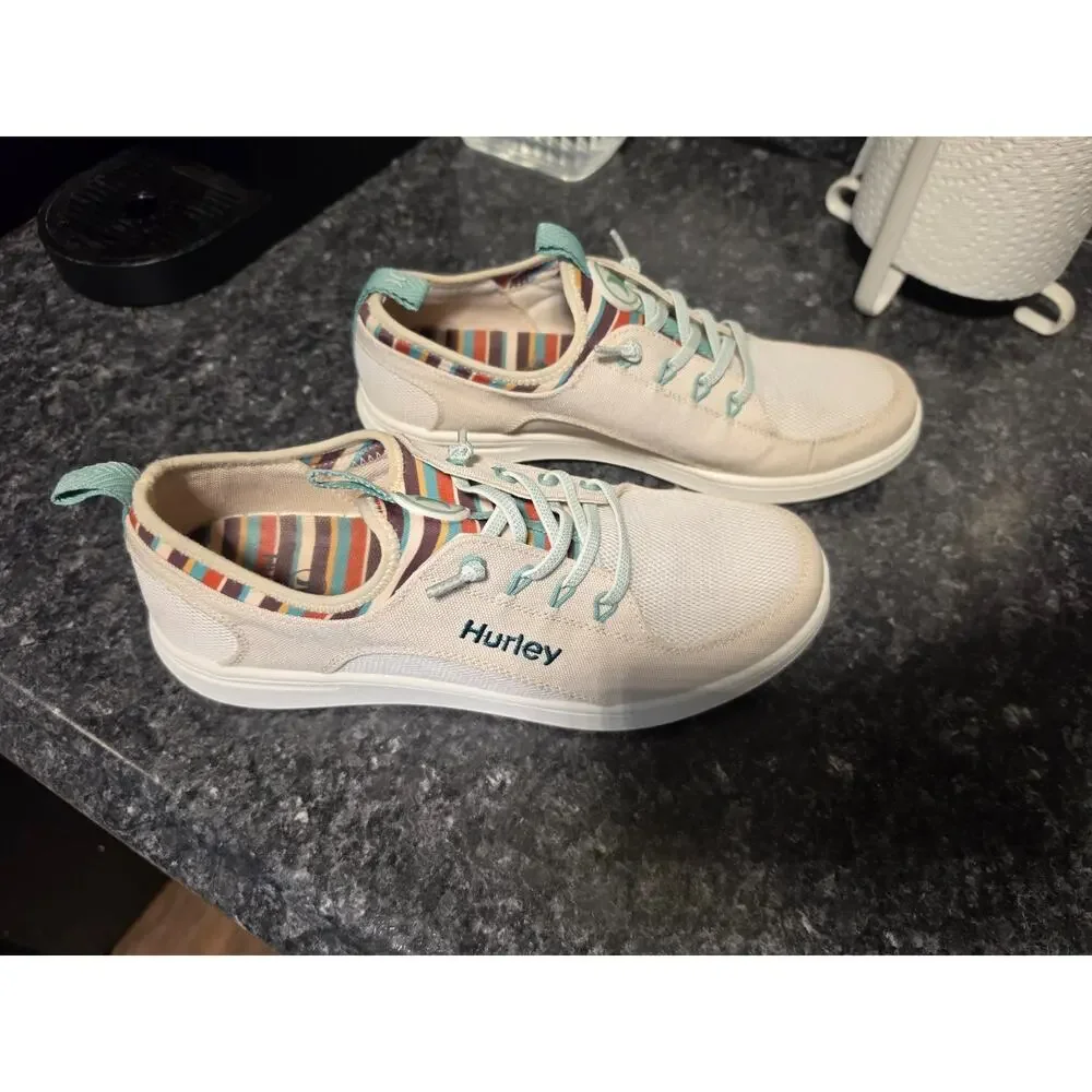 Hurley Woman's Castaic Casual Sneaker 10M Colorful Nearly New
